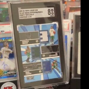 2005-2006 topps luxury box Paul Pierce etc. graded 8